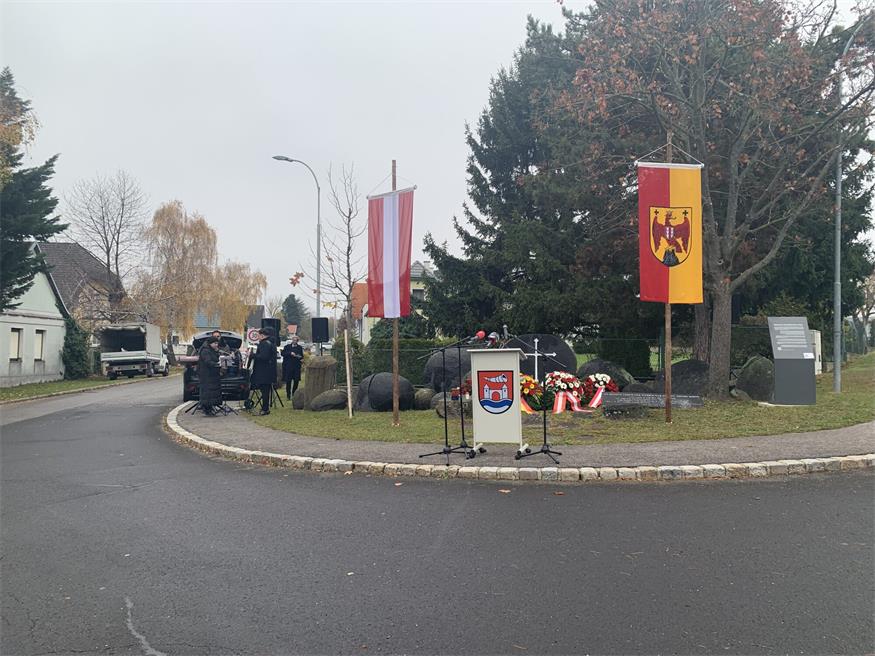 Lackenbach gedachte der Opfer des NS-Anhaltelagers