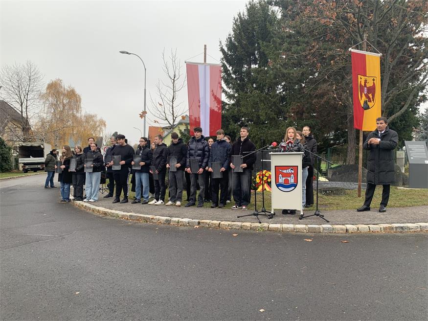 Lackenbach gedachte der Opfer des NS-Anhaltelagers