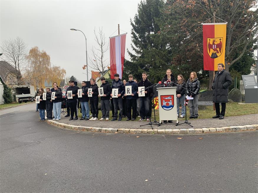 Lackenbach gedachte der Opfer des NS-Anhaltelagers