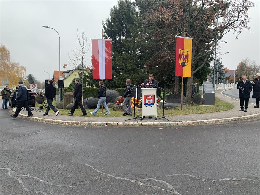 Lackenbach gedachte der Opfer des NS-Anhaltelagers