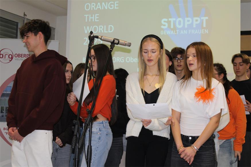 Gymnasium Oberpullendorf sieht Orange: „Nur ein Ja ist ein Ja“