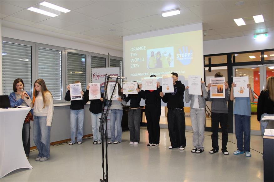 Gymnasium Oberpullendorf sieht Orange: „Nur ein Ja ist ein Ja“