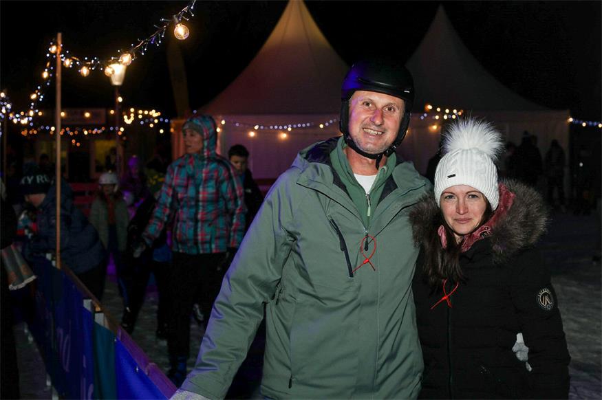 Podersdorf: Eislaufvergnügen und Perchtenlauf