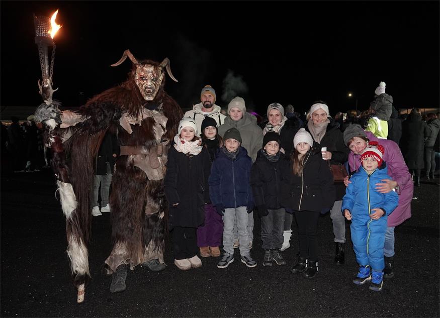 Perchtenlauf ließ Brauchtumspflege in Oberpullendorf aufleben