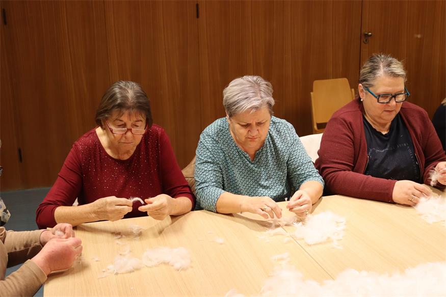 In Kobersdorf flogen die Federn