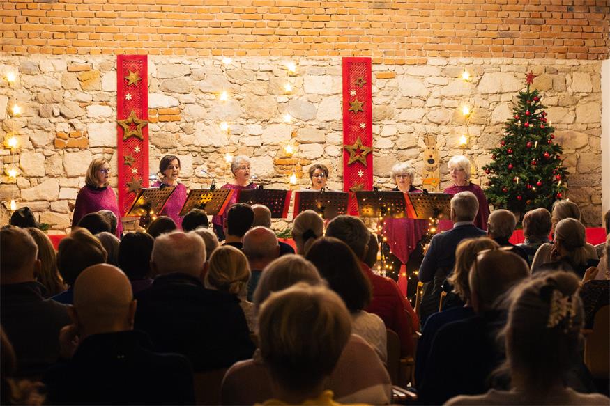 Die TonTauben zwitscherten von „Winter Wonderland“ bis „Drummer Boy“