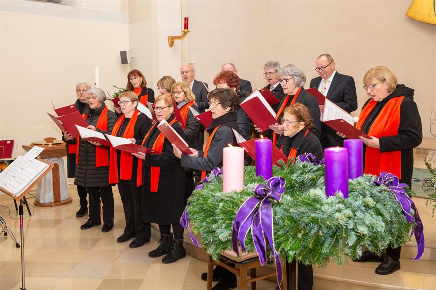 Kirchenchor stimmte auf die Adventszeit ein