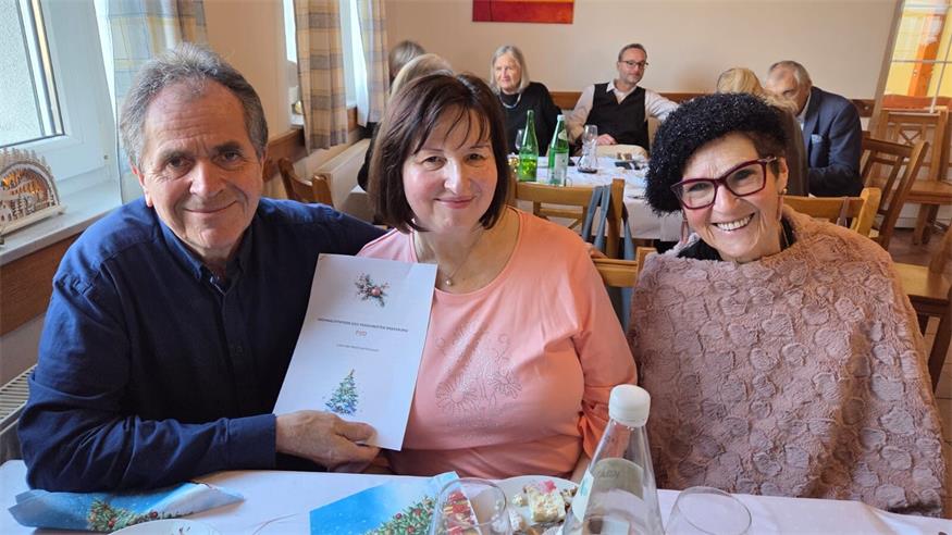 Stimmungsvolle Weihnachtsfeier des Pensionistenverbands Draßburg