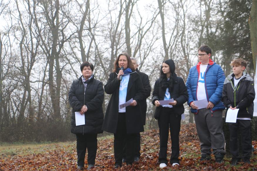 Gedenkveranstaltung beim Friedhof aus dem Ersten Weltkrieg