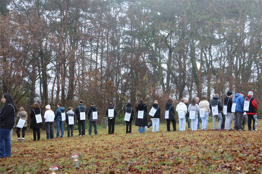 Gedenkveranstaltung beim Friedhof aus dem Ersten Weltkrieg