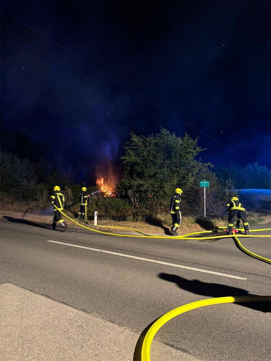 Flurbrände bei Zemendorf und Stöttera