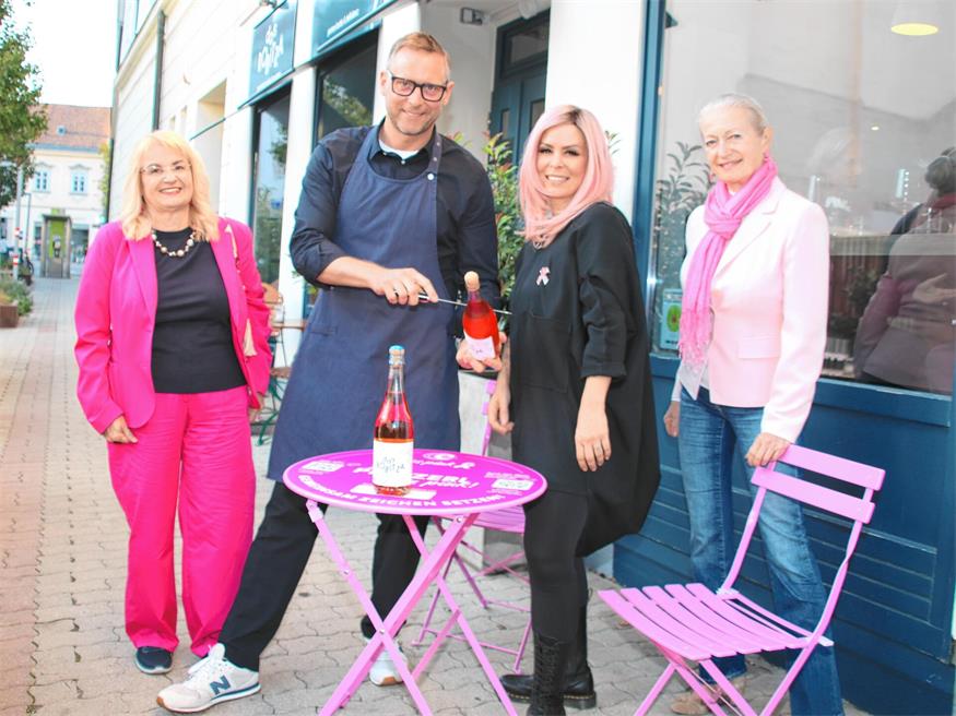 Auch die BVZ trägt Pink: Mit prominenter Unterstützung unterwegs