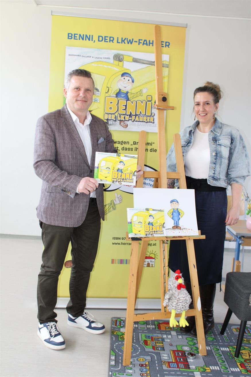 Erstes Kinderbuch auf die Straße gebracht
