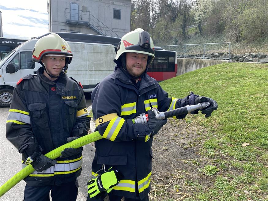 Erfolgreicher Praxistag für Neo-Floriani an Feuerwehrschule Eisenstadt