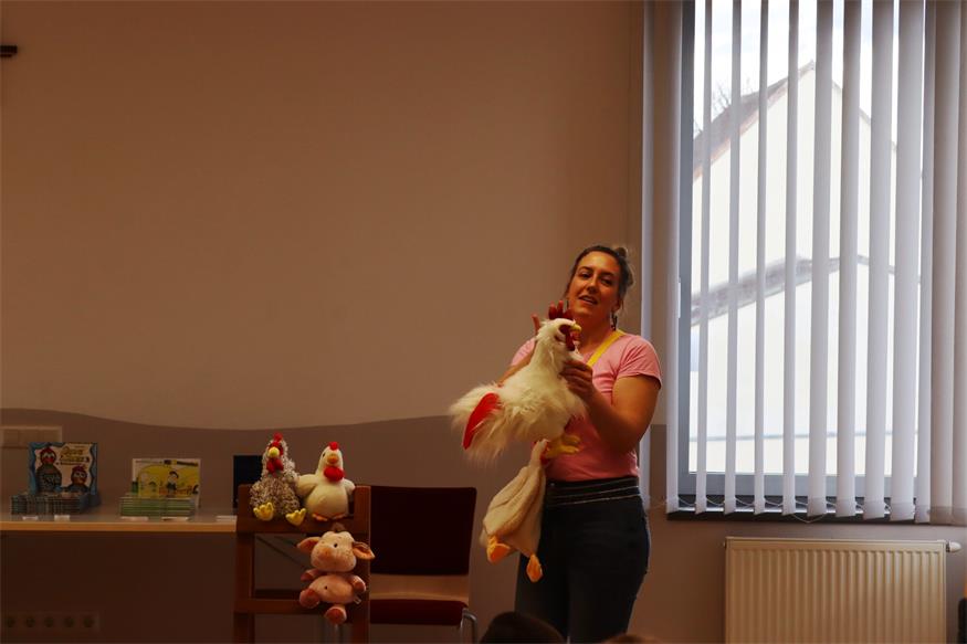 „Hühnertheater“ mit Sabine Rabel in Weingraben
