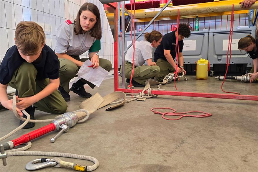 300 junge Florianis aus dem Neusiedler Bezirk beim Wissenstest