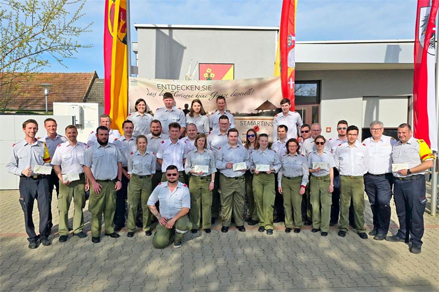 300 junge Florianis aus dem Neusiedler Bezirk beim Wissenstest