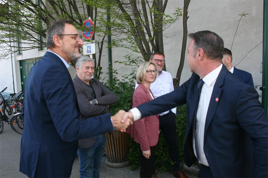 Die SPÖ-Prominenz feierte in Neudörfl mit eindringlichen Reden
