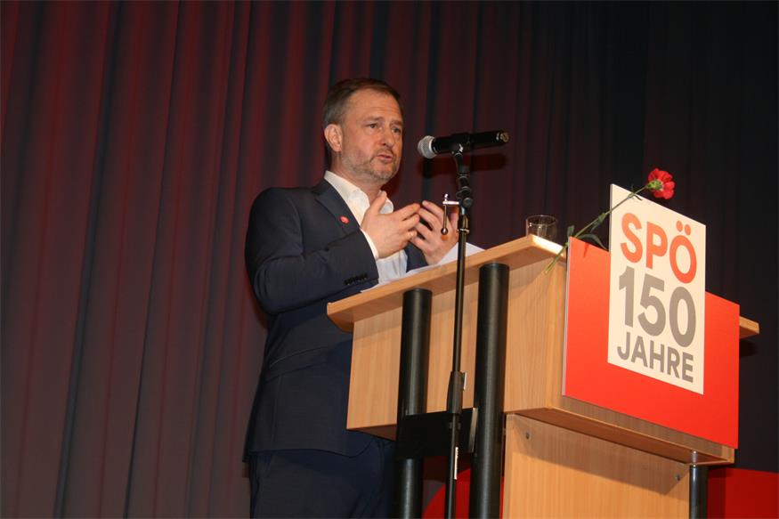 Die SPÖ-Prominenz feierte in Neudörfl mit eindringlichen Reden