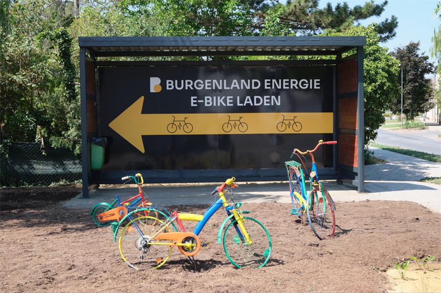 Apetlon: Burgenlands erste Fahrrad-Tankstelle feiert Eröffnung
