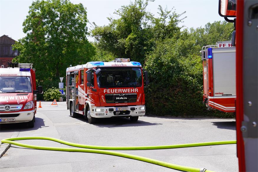 Kellerbrand in Wimpassing: Fünf Atemschutztrupps im Einsatz