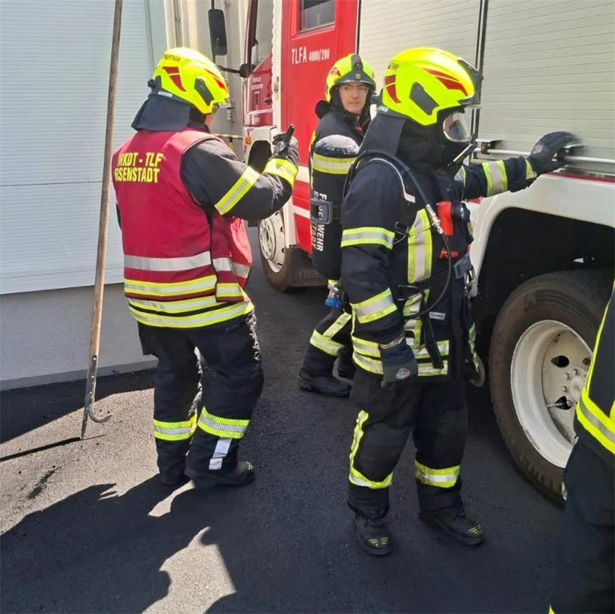 Nahe Isosport: Kleinbrand in Eisenstadt