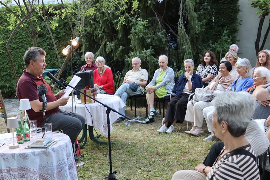 Kinogeschichten im Garten des Kinos in Oberpullendorf