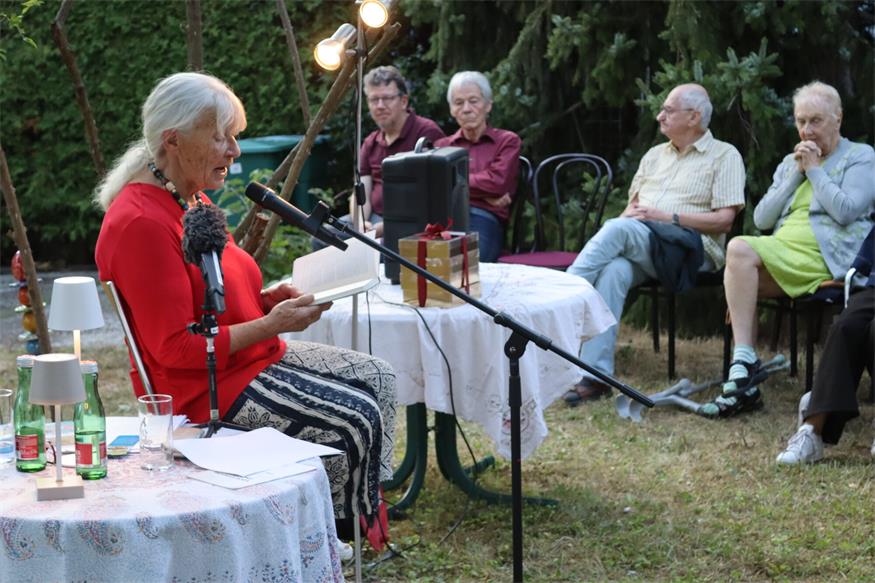 Kinogeschichten im Garten des Kinos in Oberpullendorf