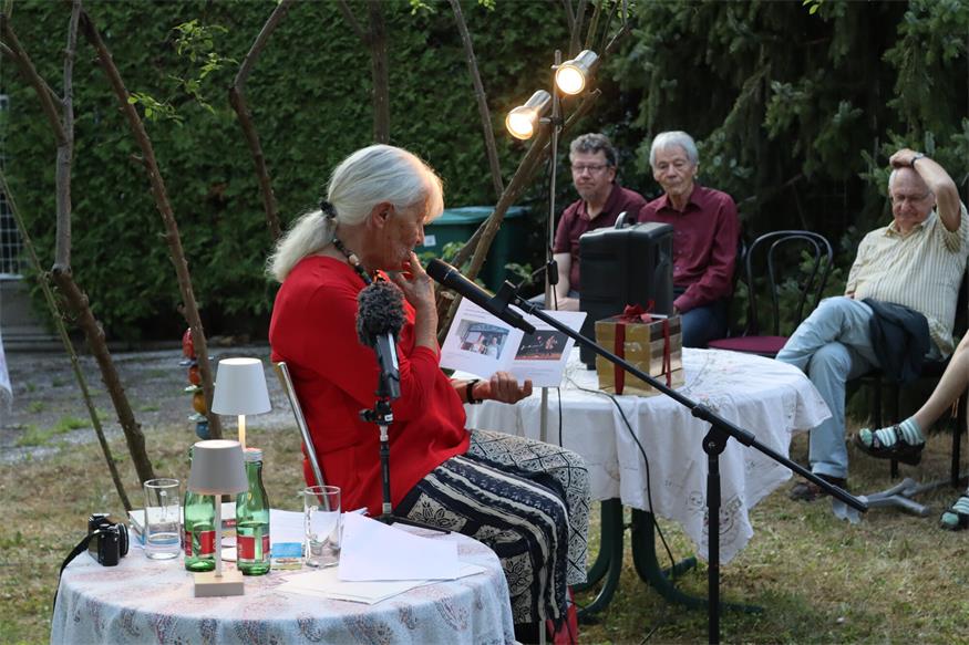 Kinogeschichten im Garten des Kinos in Oberpullendorf