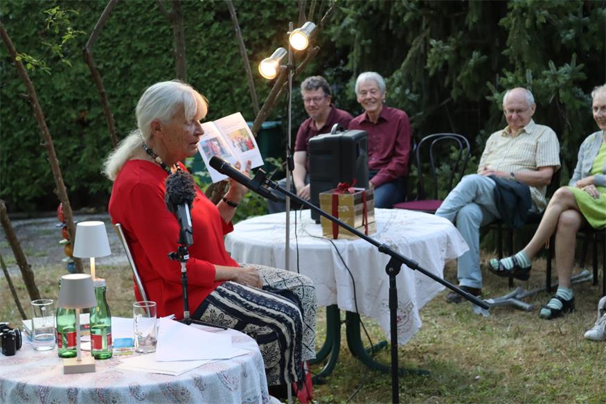 Kinogeschichten im Garten des Kinos in Oberpullendorf