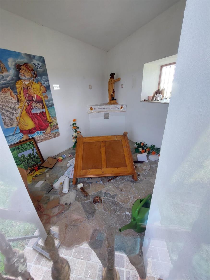Vandalenakt in der Jakobuskapelle Deutschkreutz