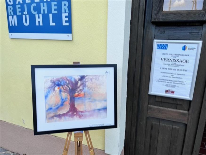 Farbenfrohe Vernissage in der Galerie Reichermühle