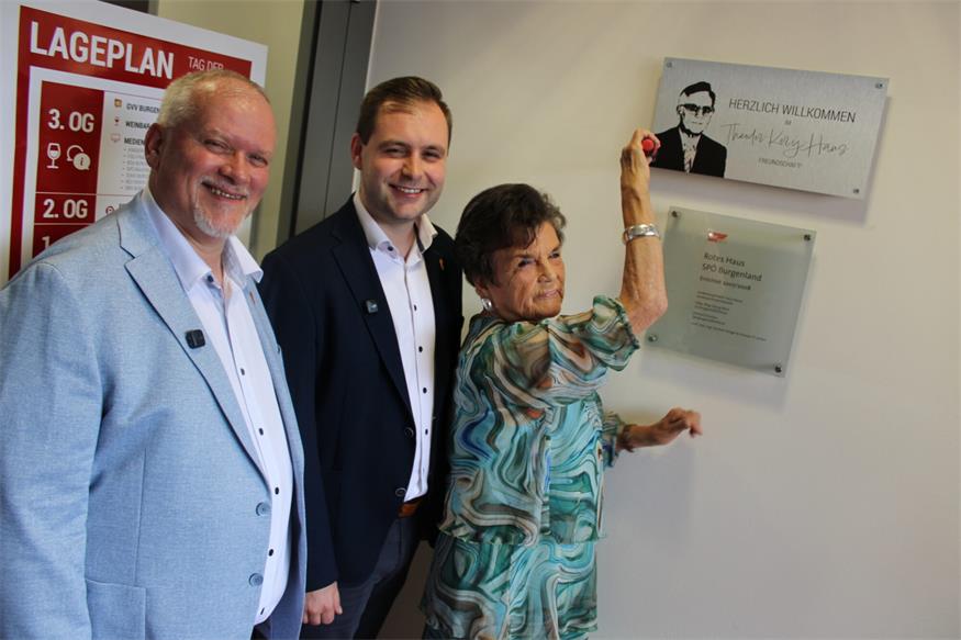 Familientreffen im Theodor Kery Haus: SPÖ-Zentrale mit neuem Namen