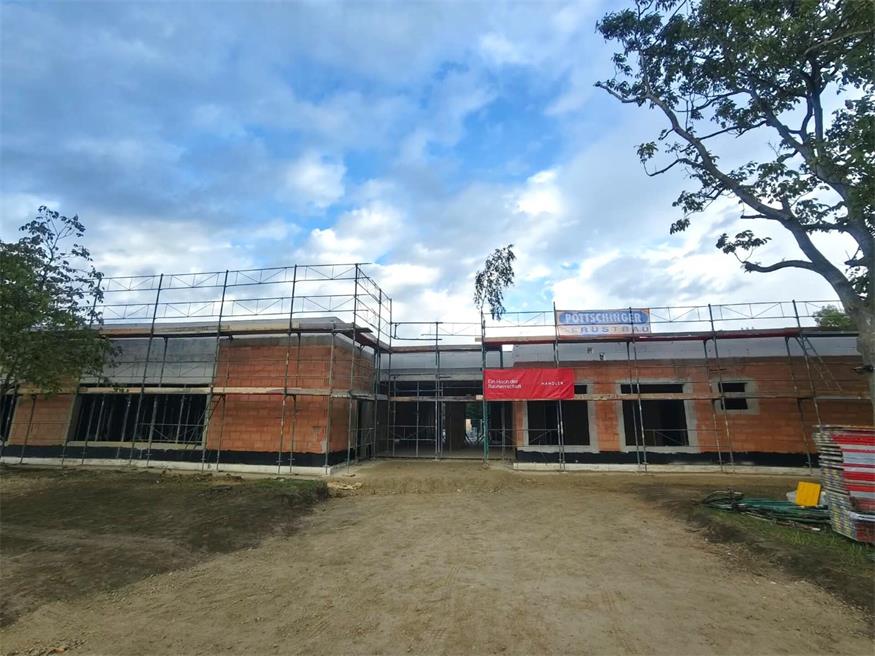 Neuer Kindergarten nimmt Form an in Horitschon