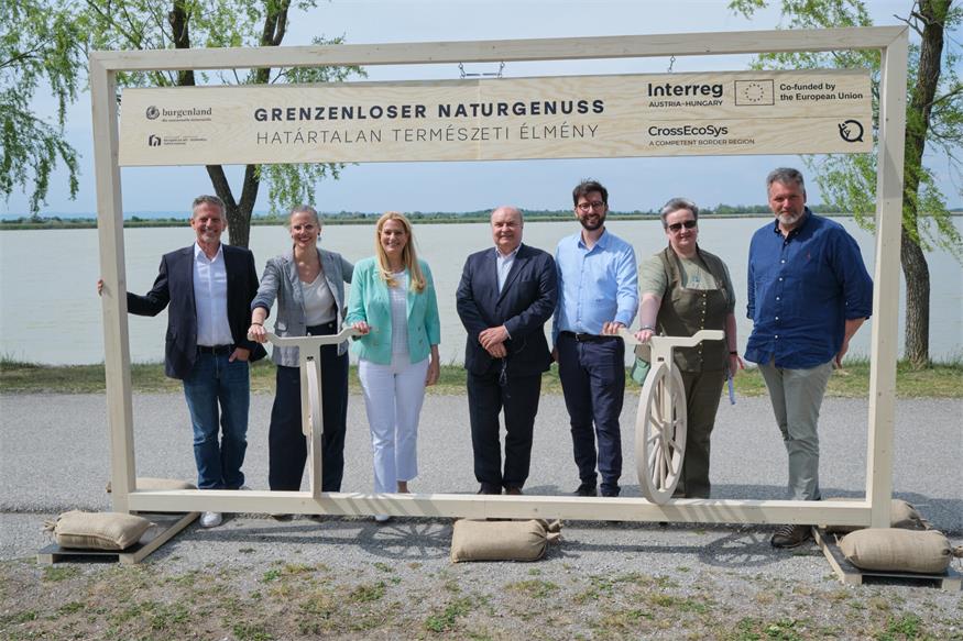 Interreg-Projekt: Nationalpark Radweg mit Feier am Zicksee eröffnet