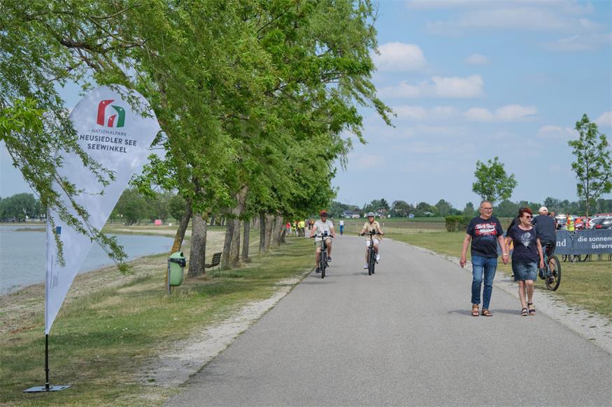 Interreg-Projekt: Nationalpark Radweg mit Feier am Zicksee eröffnet