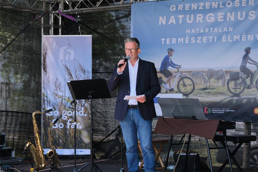 Interreg-Projekt: Nationalpark Radweg mit Feier am Zicksee eröffnet