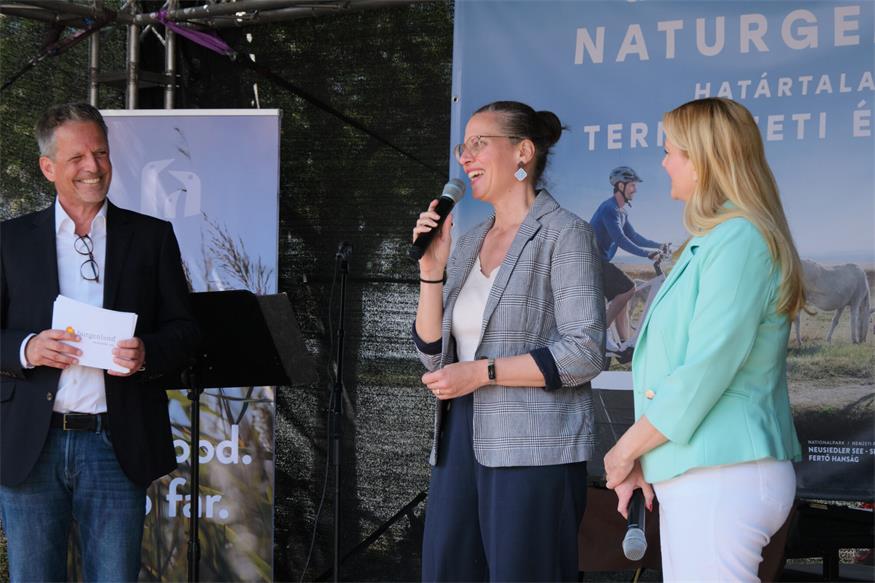 Interreg-Projekt: Nationalpark Radweg mit Feier am Zicksee eröffnet