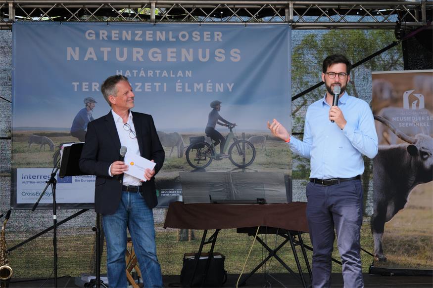 Interreg-Projekt: Nationalpark Radweg mit Feier am Zicksee eröffnet