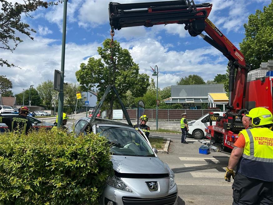 Lenker bei Pkw-Kollision mit Laterne verletzt