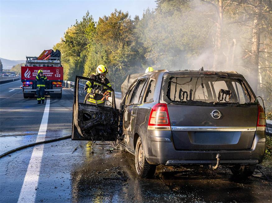 Auto ausgebrannt