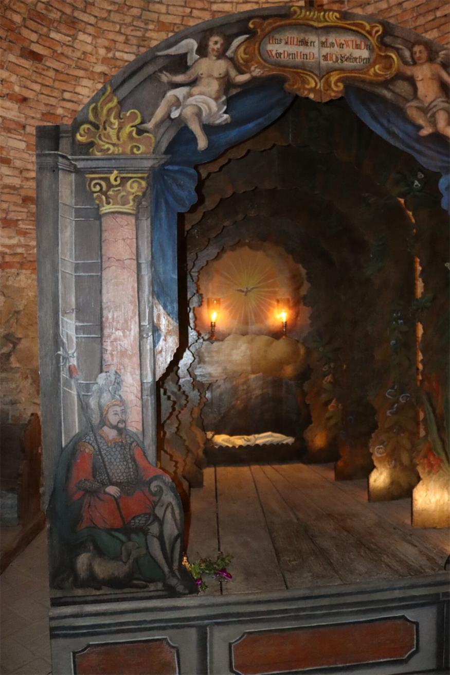 Segen für restauriertes Heiliges Grab im Schloss Kobersdorf