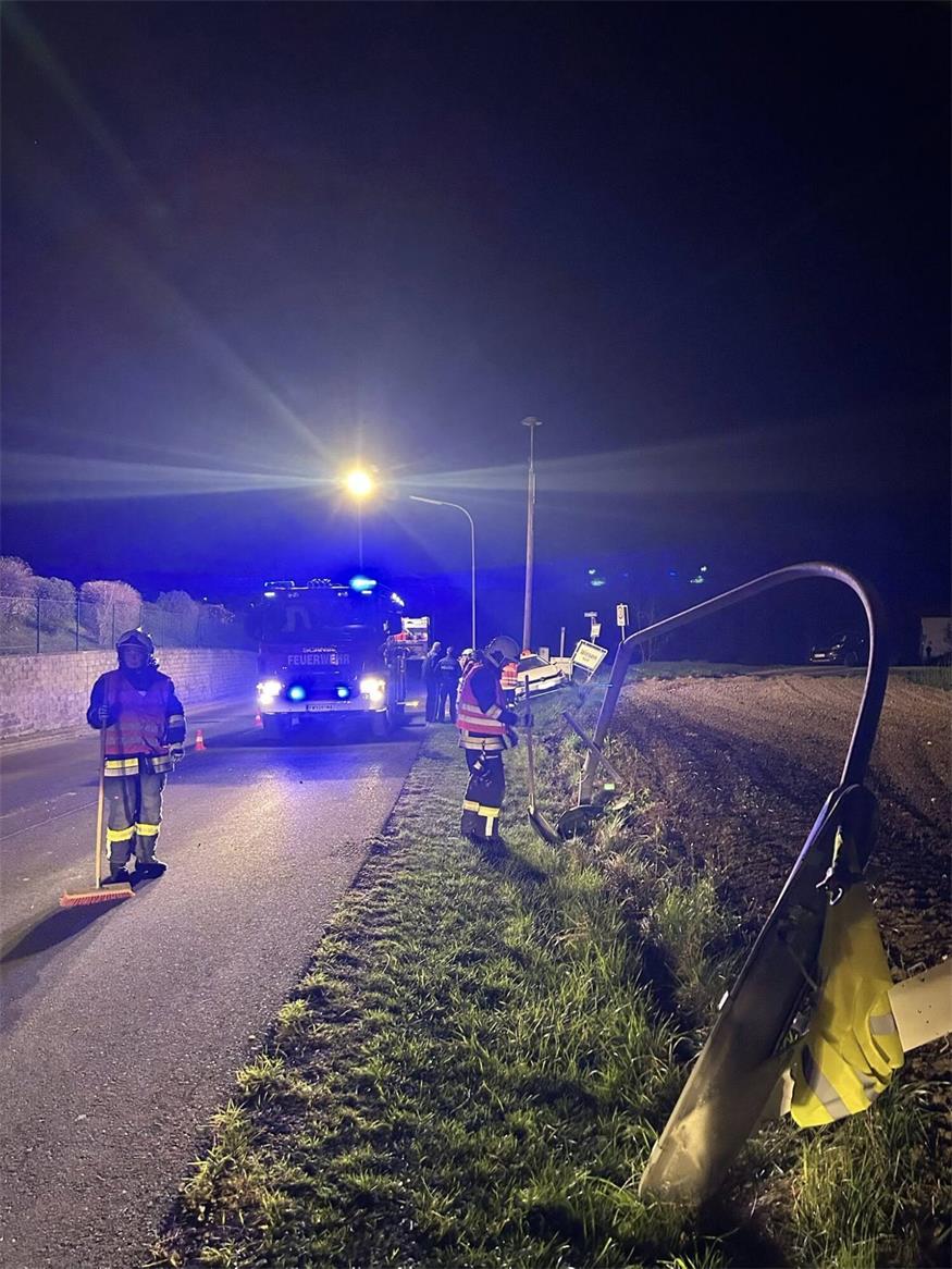 Mitternächtlicher Unfall in Bad Sauerbrunn