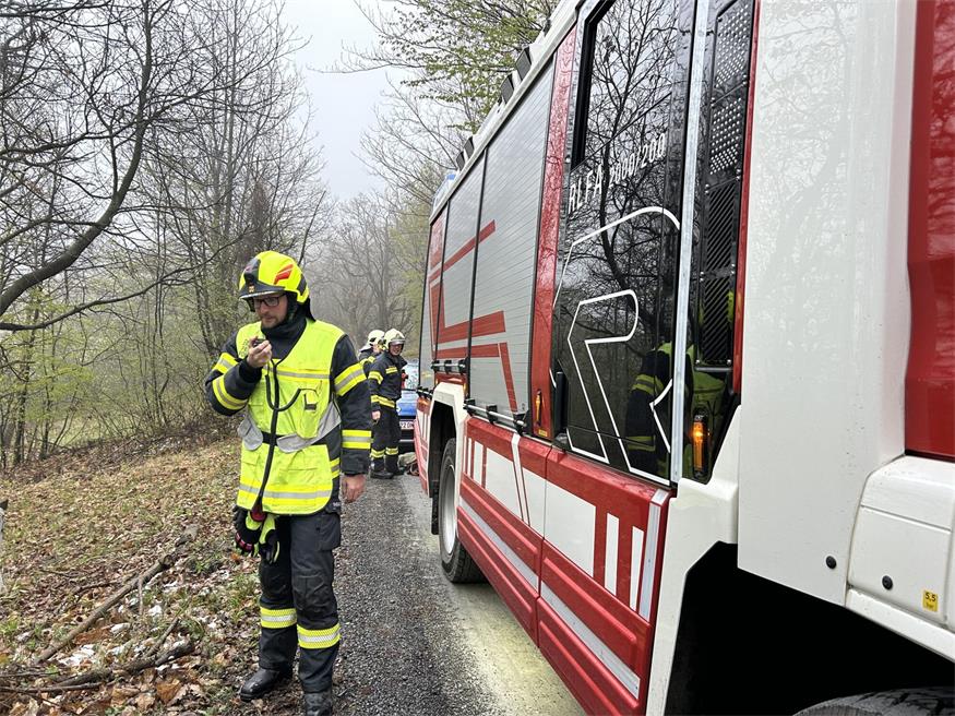 FF Forchtenau übte: Suchaktion im Wald