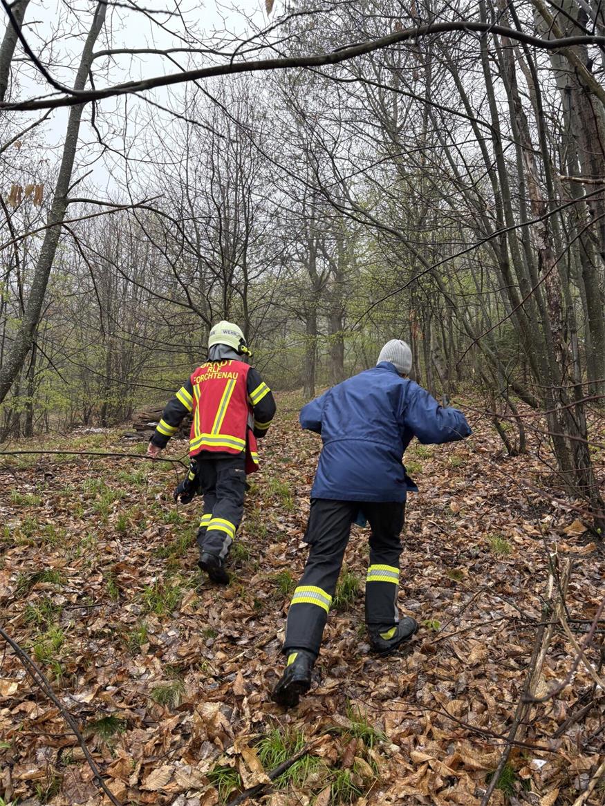 FF Forchtenau übte: Suchaktion im Wald