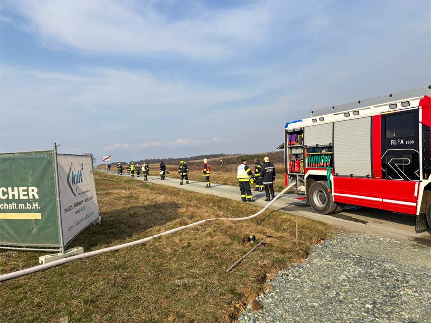 Badersdorf: Fünf Hektar bei Vegetationsbrand zerstört