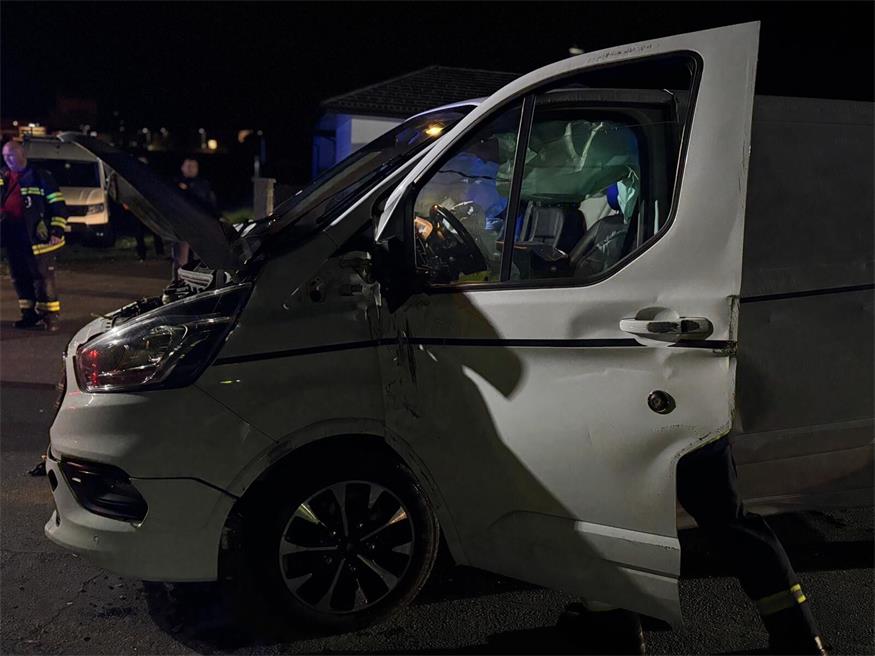 Verkehrsunfall bei Walbersdorf endet glimpflich