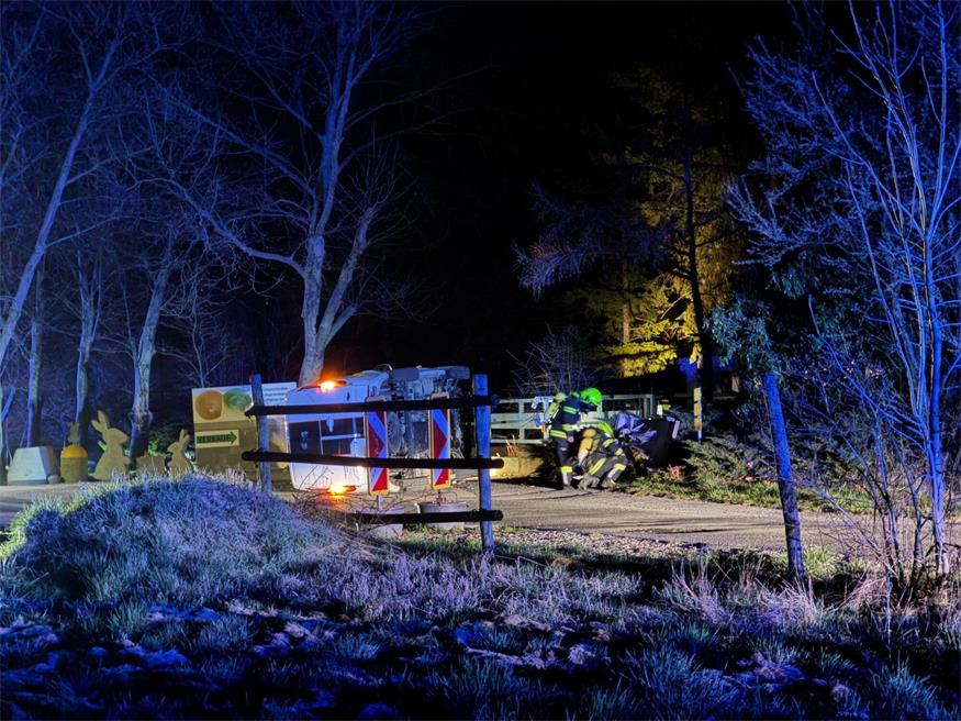 Verkehrsunfall bei Walbersdorf endet glimpflich