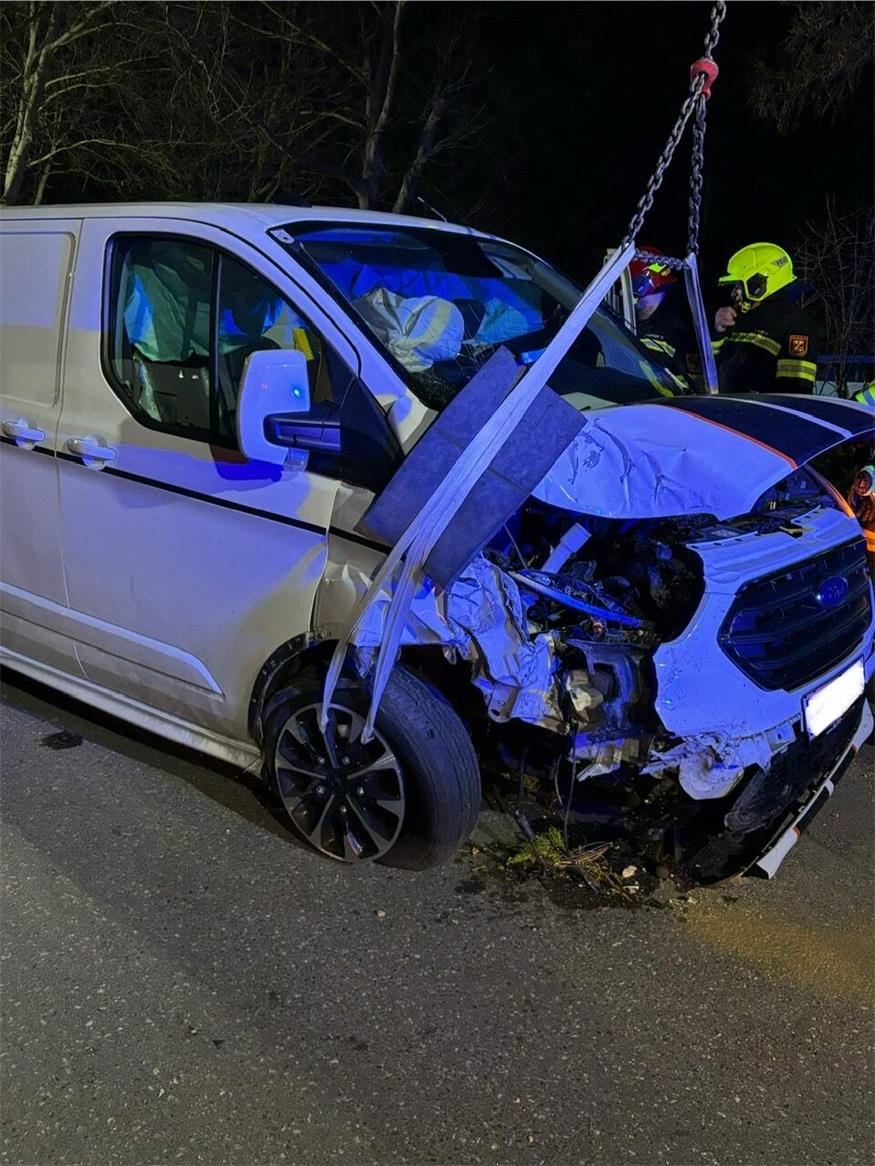 Verkehrsunfall bei Walbersdorf endet glimpflich