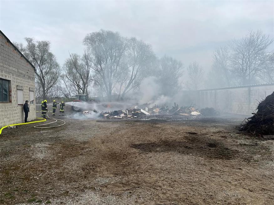 Brandalarm in Hirm: Feuer bei der Deponie